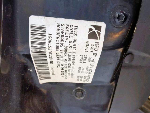 1G8AL52F84Z184397 - 2004 SATURN ION LEVEL BLACK photo 10