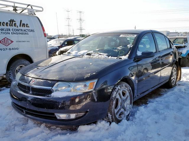 1G8AL52F84Z184397 - 2004 SATURN ION LEVEL BLACK photo 2