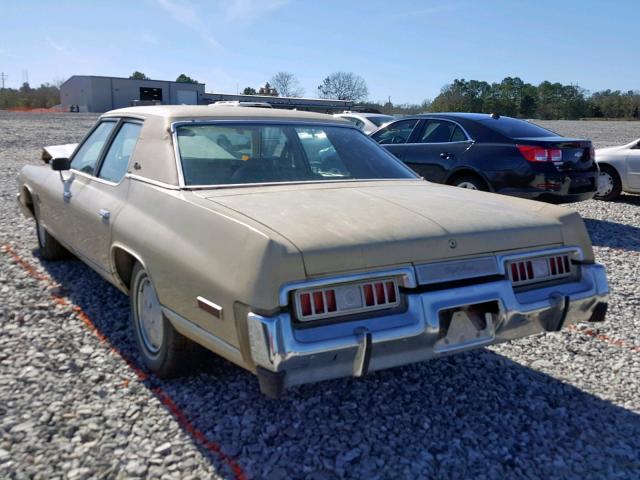 DH41K7D259623 - 1977 DODGE MONACO BEIGE photo 3