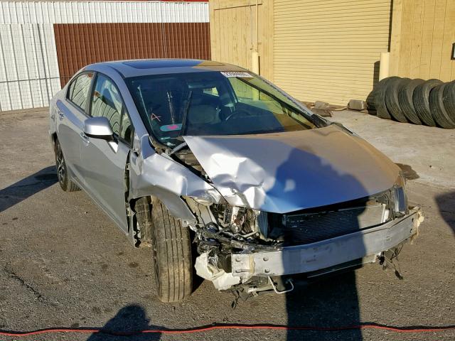 2HGFB2F95DH518503 - 2013 HONDA CIVIC EXL GRAY photo 1