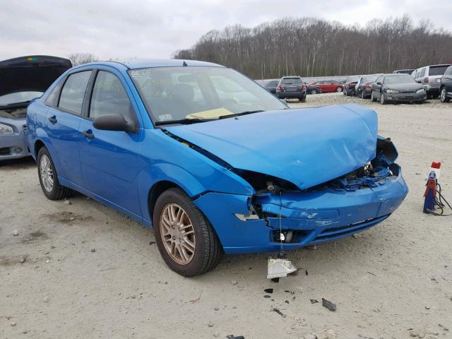 1FAHP34N57W245878 - 2007 FORD FOCUS ZX4 BLUE photo 1