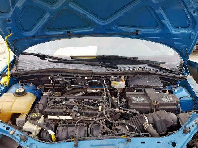 1FAHP34N57W245878 - 2007 FORD FOCUS ZX4 BLUE photo 7