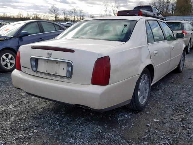 1G6KF57951U234527 - 2001 CADILLAC DEVILLE DT WHITE photo 4