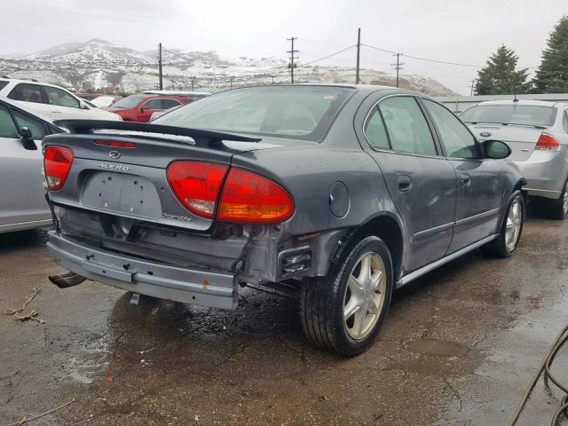 1G3NL52EX4C233696 - 2004 OLDSMOBILE ALERO GL GRAY photo 4