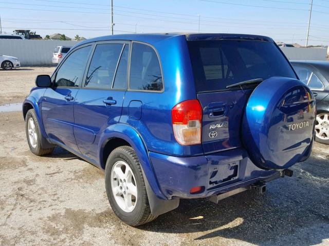 JTEHH20V436071296 - 2003 TOYOTA RAV4 BLUE photo 3