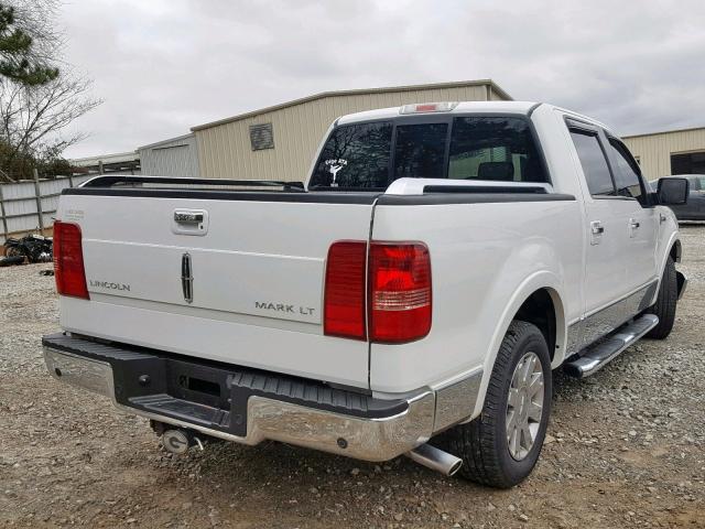 5LTPW16546FJ13782 - 2006 LINCOLN MARK LT WHITE photo 4