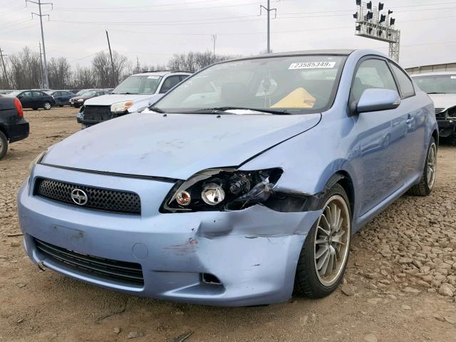 JTKDE167880264021 - 2008 TOYOTA SCION TC ლურჯი ფოტო 2