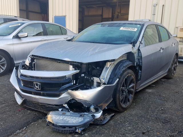 SHHFK7H91JU207188 - 2018 HONDA CIVIC SPOR SILVER photo 2