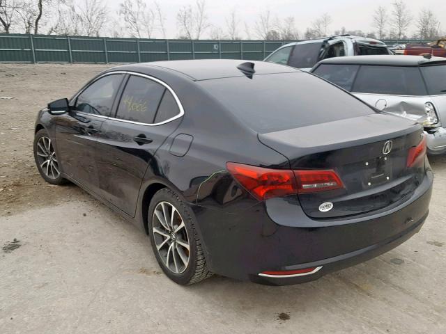 19UUB2F3XFA014517 - 2015 ACURA TLX BLACK photo 3