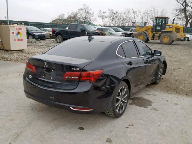 19UUB2F3XFA014517 - 2015 ACURA TLX BLACK photo 4