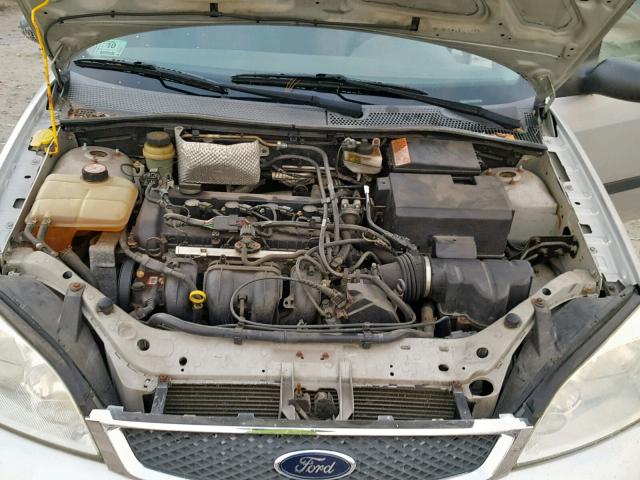 1FAFP34N35W128983 - 2005 FORD FOCUS ZX4 SILVER photo 7