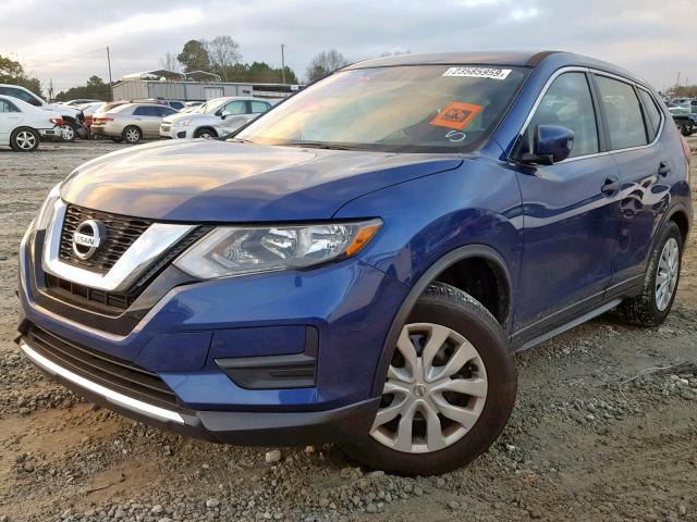 5N1AT2MT2HC812045 - 2017 NISSAN ROGUE S BLUE photo 2