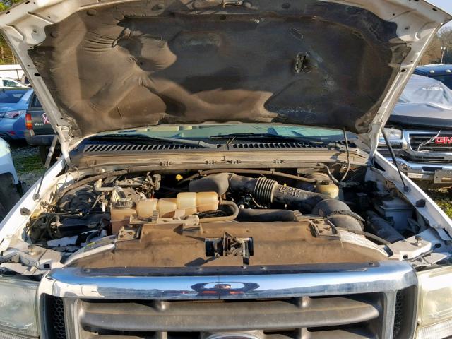 1FTNW21L43EA75025 - 2003 FORD F250 SUPER WHITE photo 7