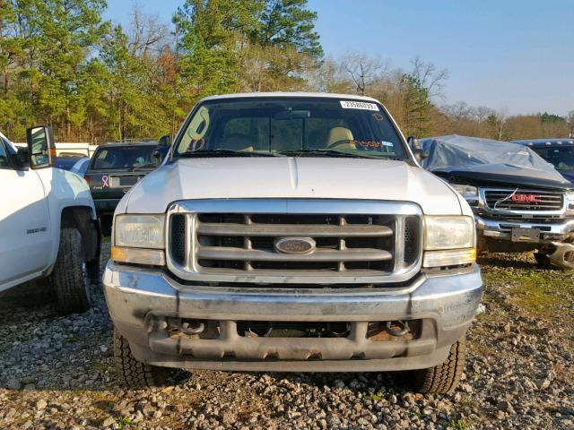 1FTNW21L43EA75025 - 2003 FORD F250 SUPER WHITE photo 9