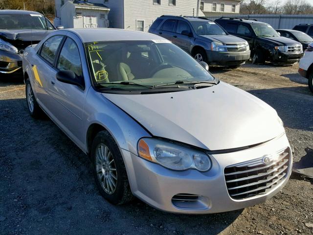 1C3EL46X94N184909 - 2004 CHRYSLER SEBRING LX SILVER photo 1