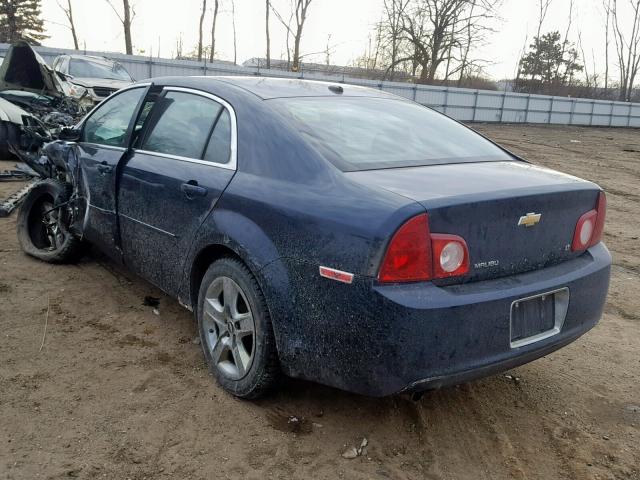 1G1ZH57B79F234613 - 2009 CHEVROLET MALIBU 1LT BLUE photo 3