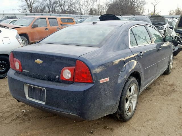 1G1ZH57B79F234613 - 2009 CHEVROLET MALIBU 1LT BLUE photo 4