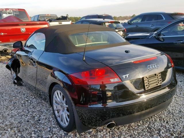 TRURD38J881032135 - 2008 AUDI TT 3.2 QUA BLACK photo 3