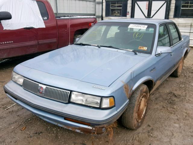 2G3AJ54N5L2347430 - 1990 OLDSMOBILE CUTLASS CI BLUE photo 2