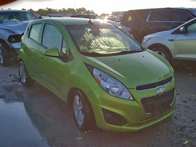 KL8CB6S98EC510343 - 2014 CHEVROLET SPARK LS GREEN photo 1