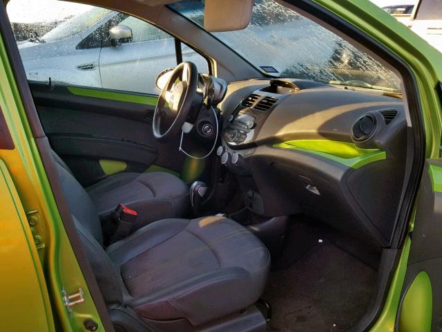 KL8CB6S98EC510343 - 2014 CHEVROLET SPARK LS GREEN photo 5