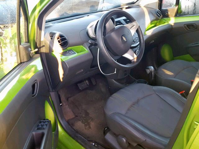 KL8CB6S98EC510343 - 2014 CHEVROLET SPARK LS GREEN photo 9