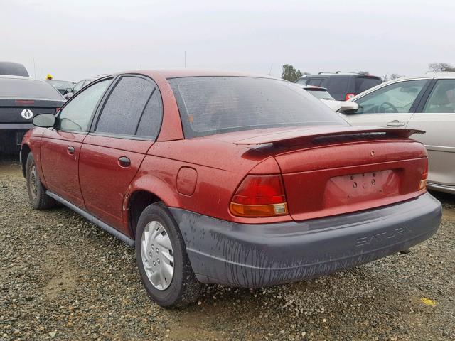 1G8ZH5286WZ121856 - 1998 SATURN SL1 MAROON photo 3