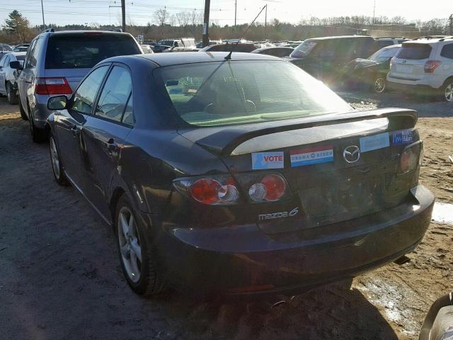 1YVHP80C575M53058 - 2007 MAZDA 626 BLACK photo 3