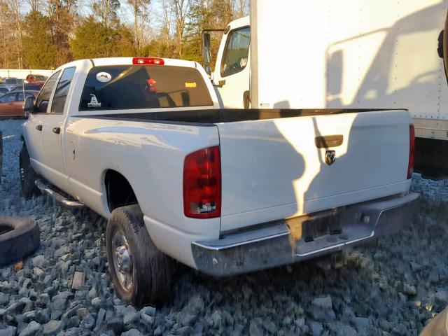 3D7LX38CX6G121184 - 2006 DODGE RAM 3500 S WHITE photo 3