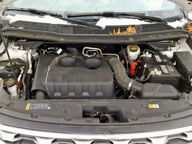 1FM5K8FH3GGB62343 - 2016 FORD EXPLORER L WHITE photo 7