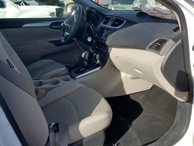 3N1AB7APXHL636736 - 2017 NISSAN SENTRA S WHITE photo 5