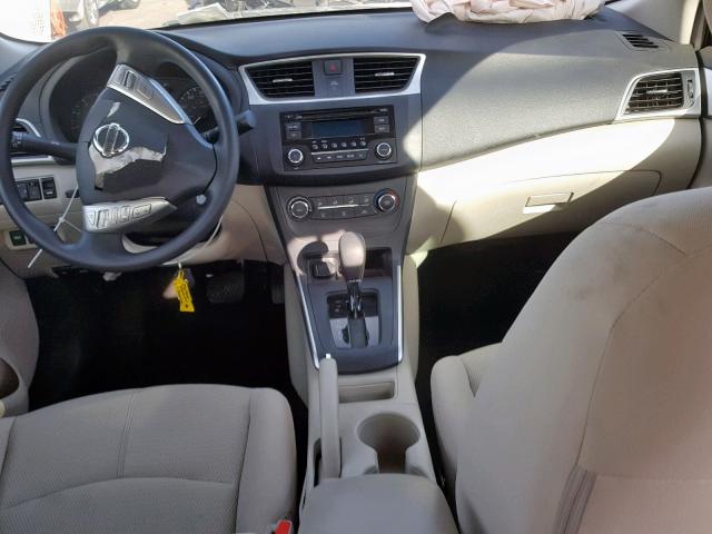 3N1AB7APXHL636736 - 2017 NISSAN SENTRA S WHITE photo 9