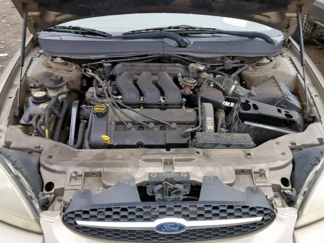 1FAHP59SX2G165313 - 2002 FORD TAURUS SEL GOLD photo 7