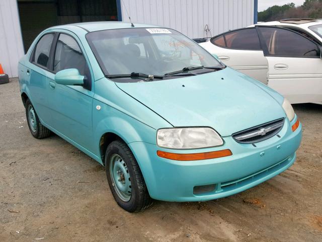 KL1TD56616B549706 - 2006 CHEVROLET AVEO BASE GREEN photo 1