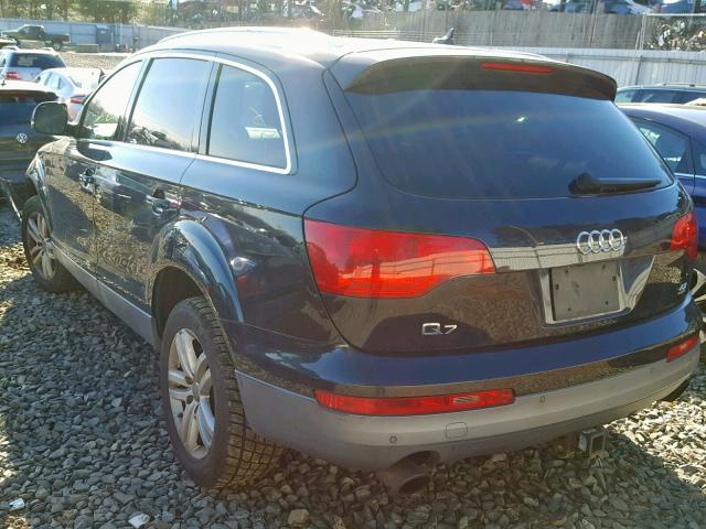 WA1AV74L47D021661 - 2007 AUDI Q7 4.2 QUA BLACK photo 3