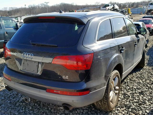 WA1AV74L47D021661 - 2007 AUDI Q7 4.2 QUA BLACK photo 4