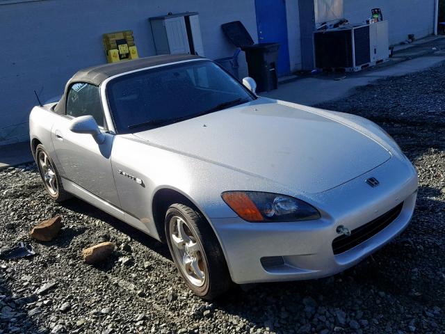 JHMAP11452T005265 - 2002 HONDA S2000 SILVER photo 1