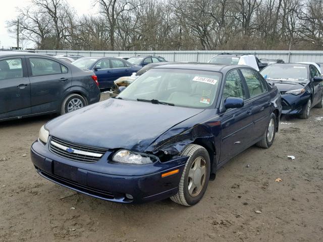 1G1NE52J1Y6207606 - 2000 CHEVROLET MALIBU LS BLUE photo 2