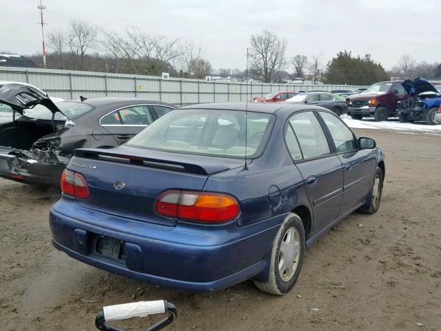 1G1NE52J1Y6207606 - 2000 CHEVROLET MALIBU LS BLUE photo 4