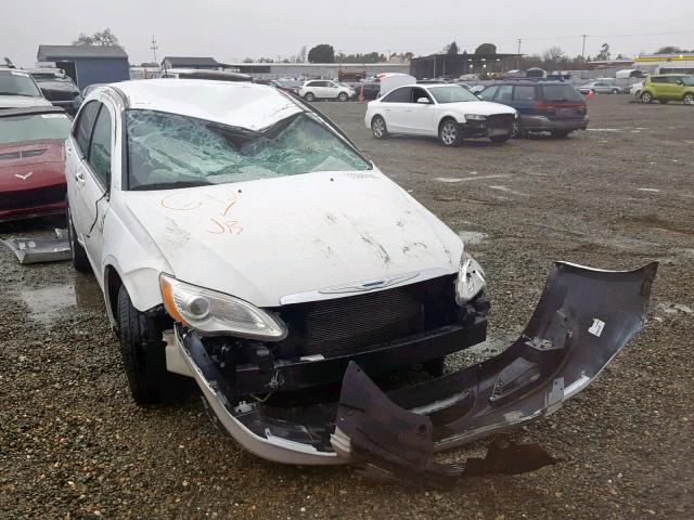 1C3CCBBG4DN528650 - 2013 CHRYSLER 200 TOURIN WHITE photo 1