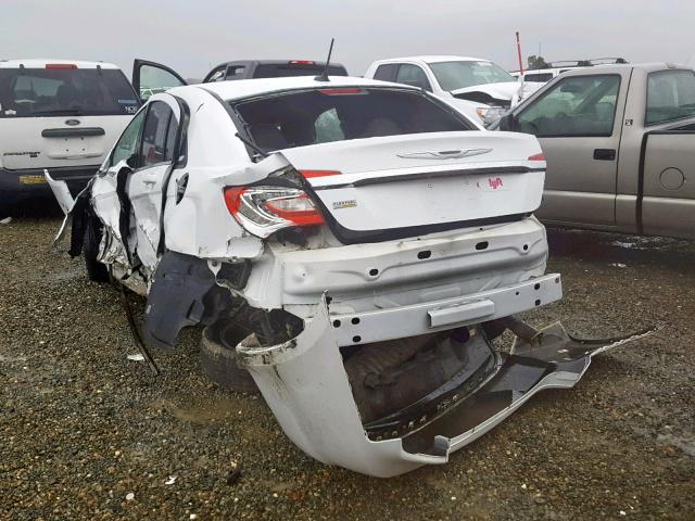 1C3CCBBG4DN528650 - 2013 CHRYSLER 200 TOURIN WHITE photo 3