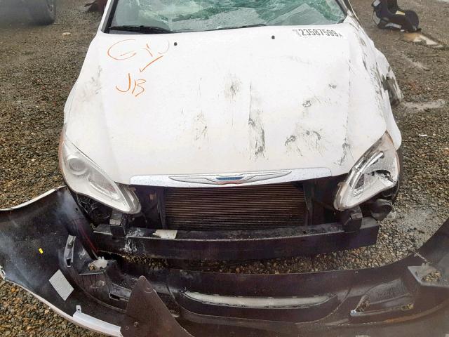 1C3CCBBG4DN528650 - 2013 CHRYSLER 200 TOURIN WHITE photo 7