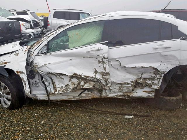 1C3CCBBG4DN528650 - 2013 CHRYSLER 200 TOURIN WHITE photo 9