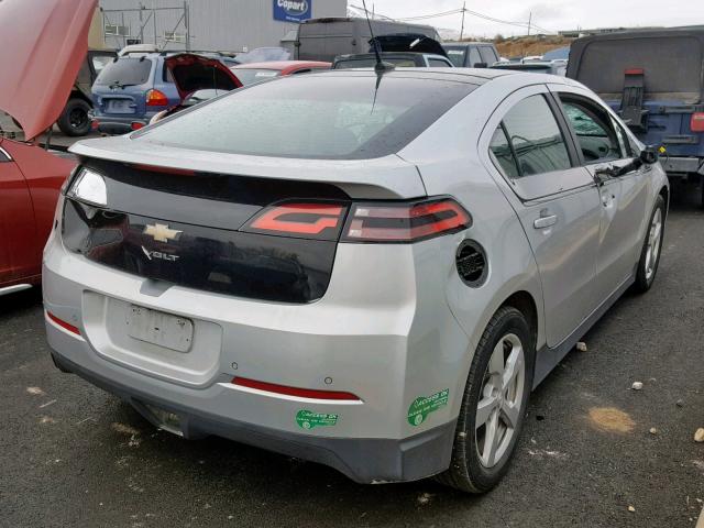 1G1RH6E43CU127295 - 2012 CHEVROLET VOLT SILVER photo 4