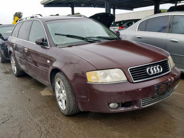 WAUVT64B74N052226 - 2004 AUDI A6 3.0 AVA BURGUNDY photo 1