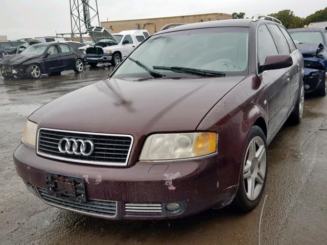 WAUVT64B74N052226 - 2004 AUDI A6 3.0 AVA BURGUNDY photo 2