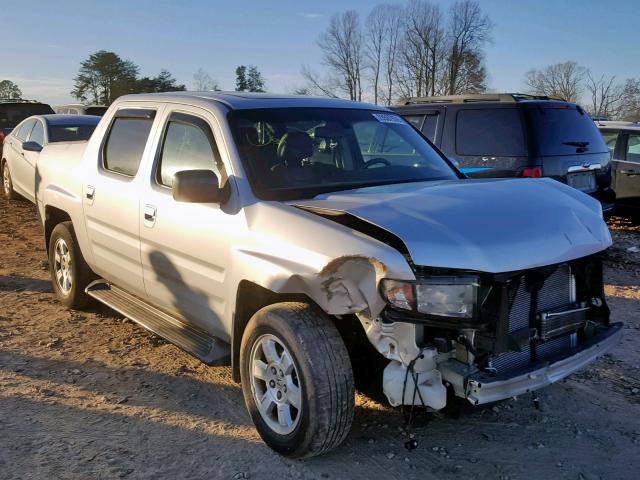 2HJYK16558H508540 - 2008 HONDA RIDGELINE SILVER photo 1