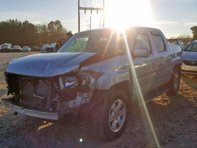 2HJYK16558H508540 - 2008 HONDA RIDGELINE SILVER photo 2