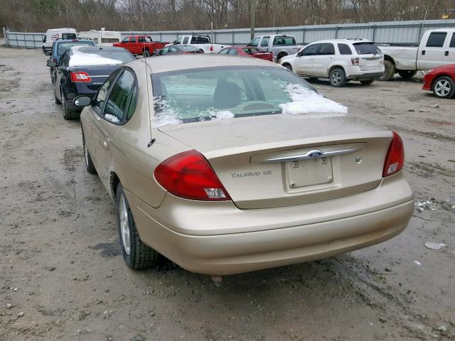 1FAFP55U4YA120636 - 2000 FORD TAURUS SES GOLD photo 3