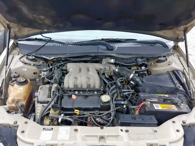 1FAFP55U4YA120636 - 2000 FORD TAURUS SES GOLD photo 7